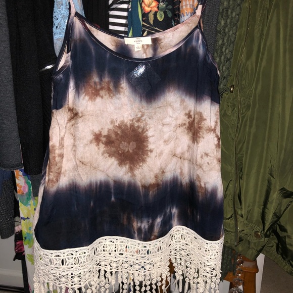 entro Tops - Boho Tie Dye tank